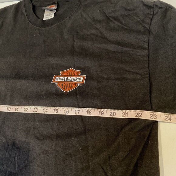 NWOT 2005 HARLEY DAVIDSON T-SHIRT Hannum's Media PA 50th Anniversary Sz XL Black - Picture 6 of 8